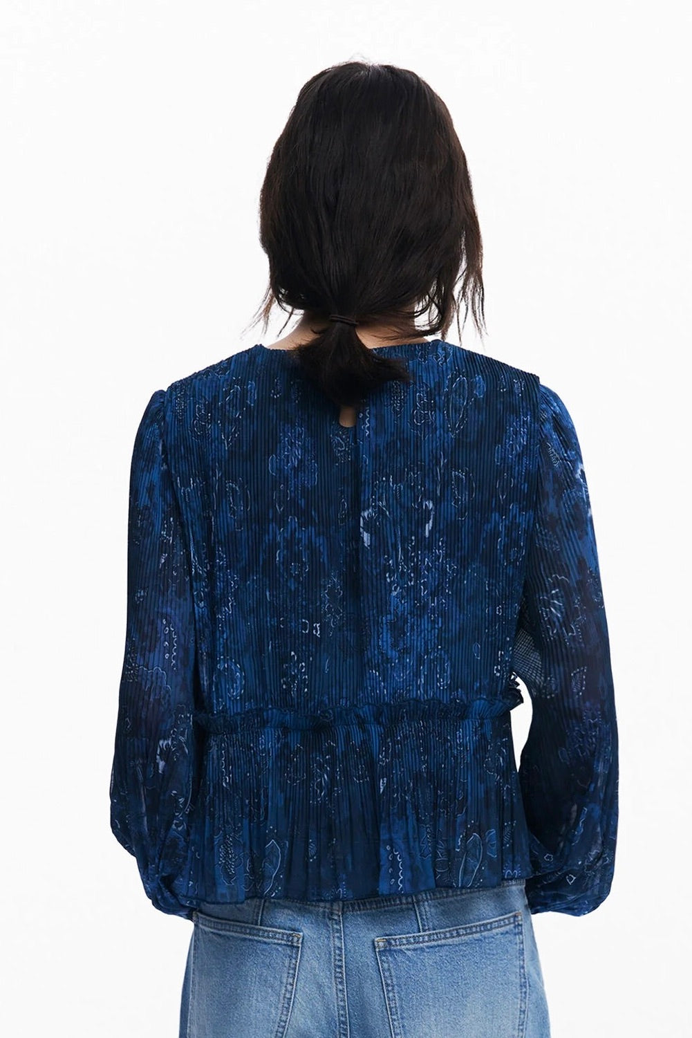 Desigual: Pleated Blouse