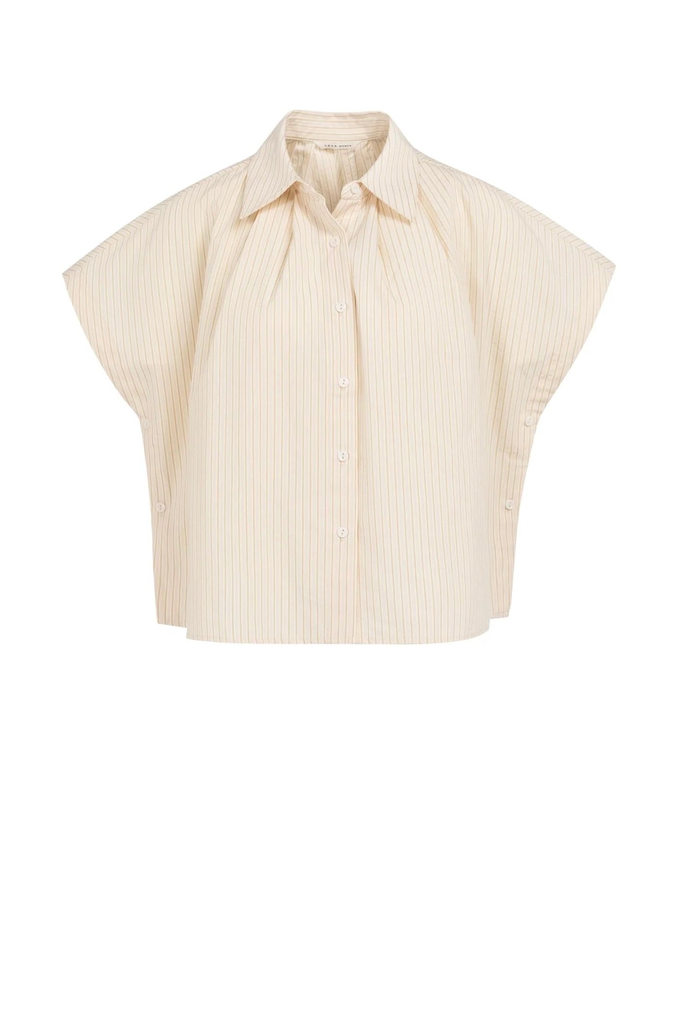 Yaya: Striped Button Shirt