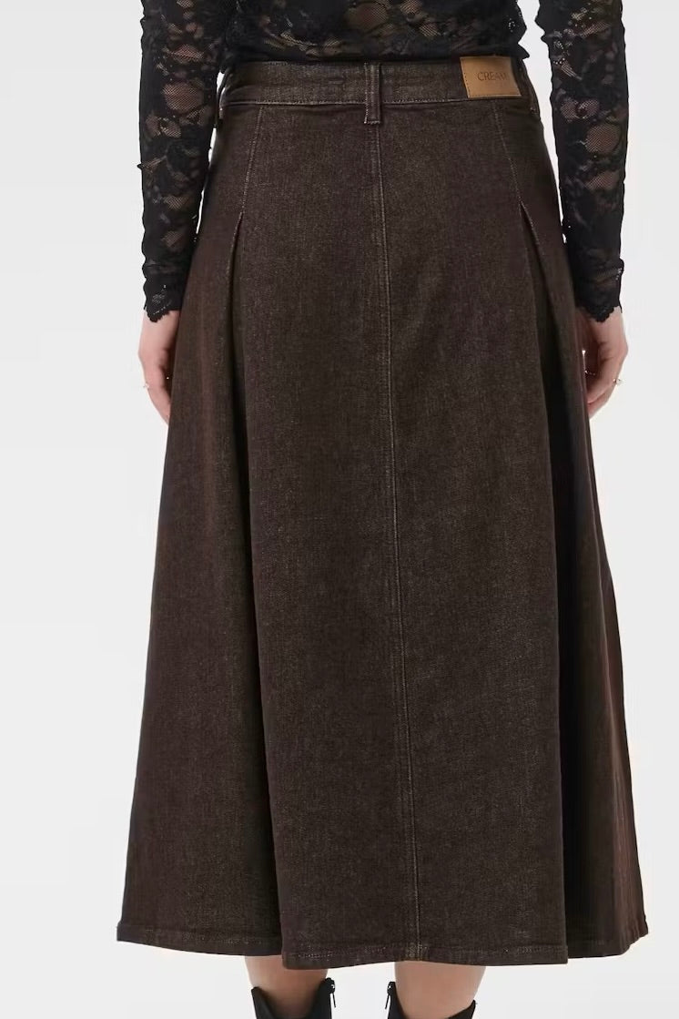 Cream: Renai Denim Skirt