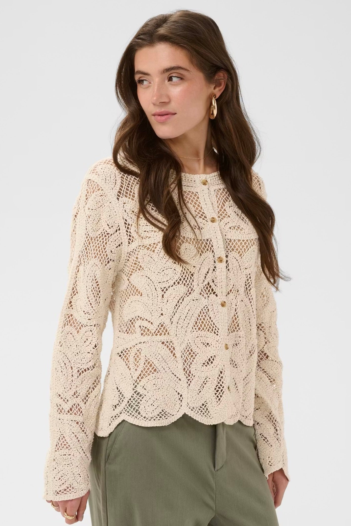 Cream: Relon Cardigan