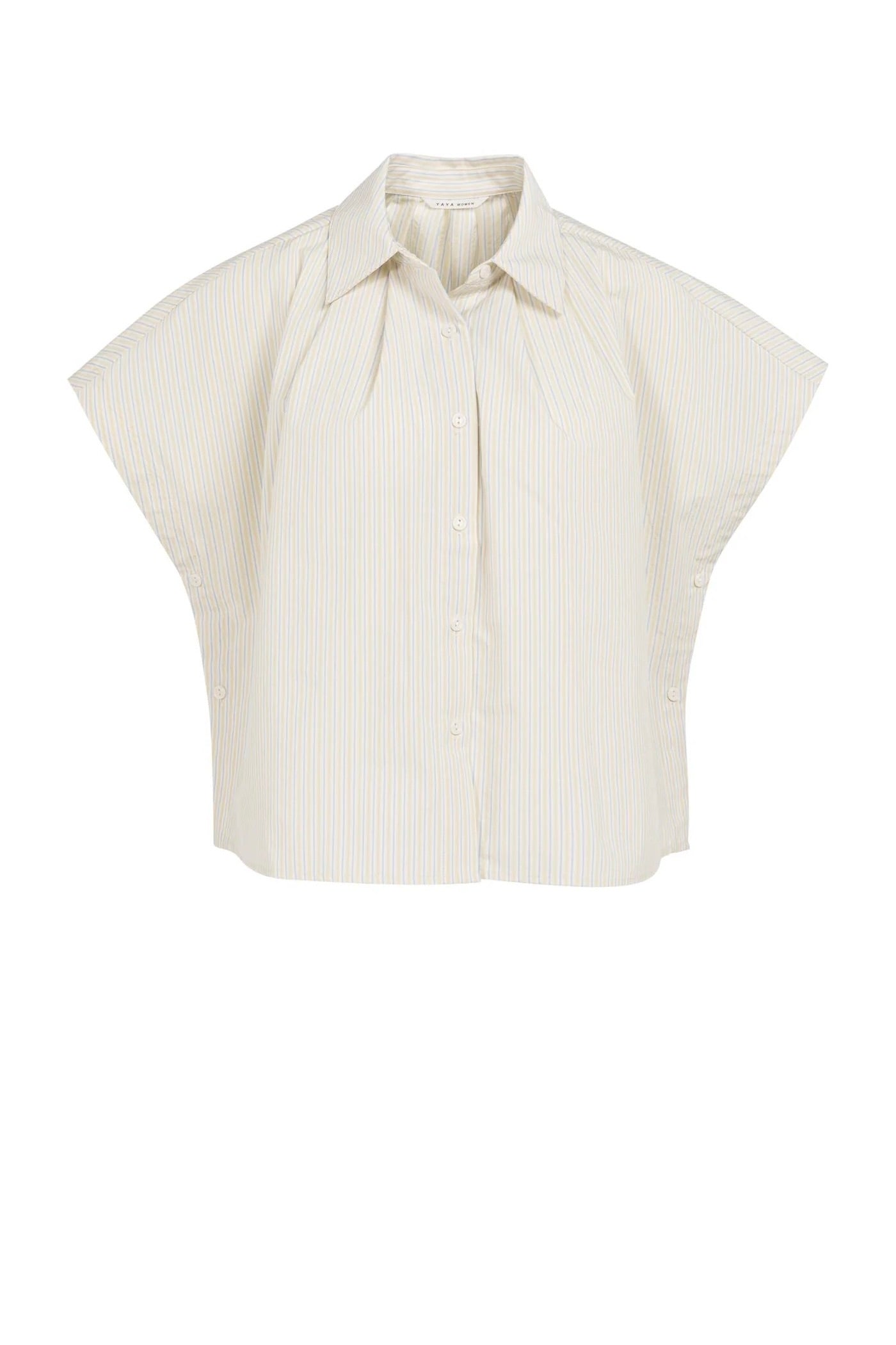 Yaya: Striped Button Shirt