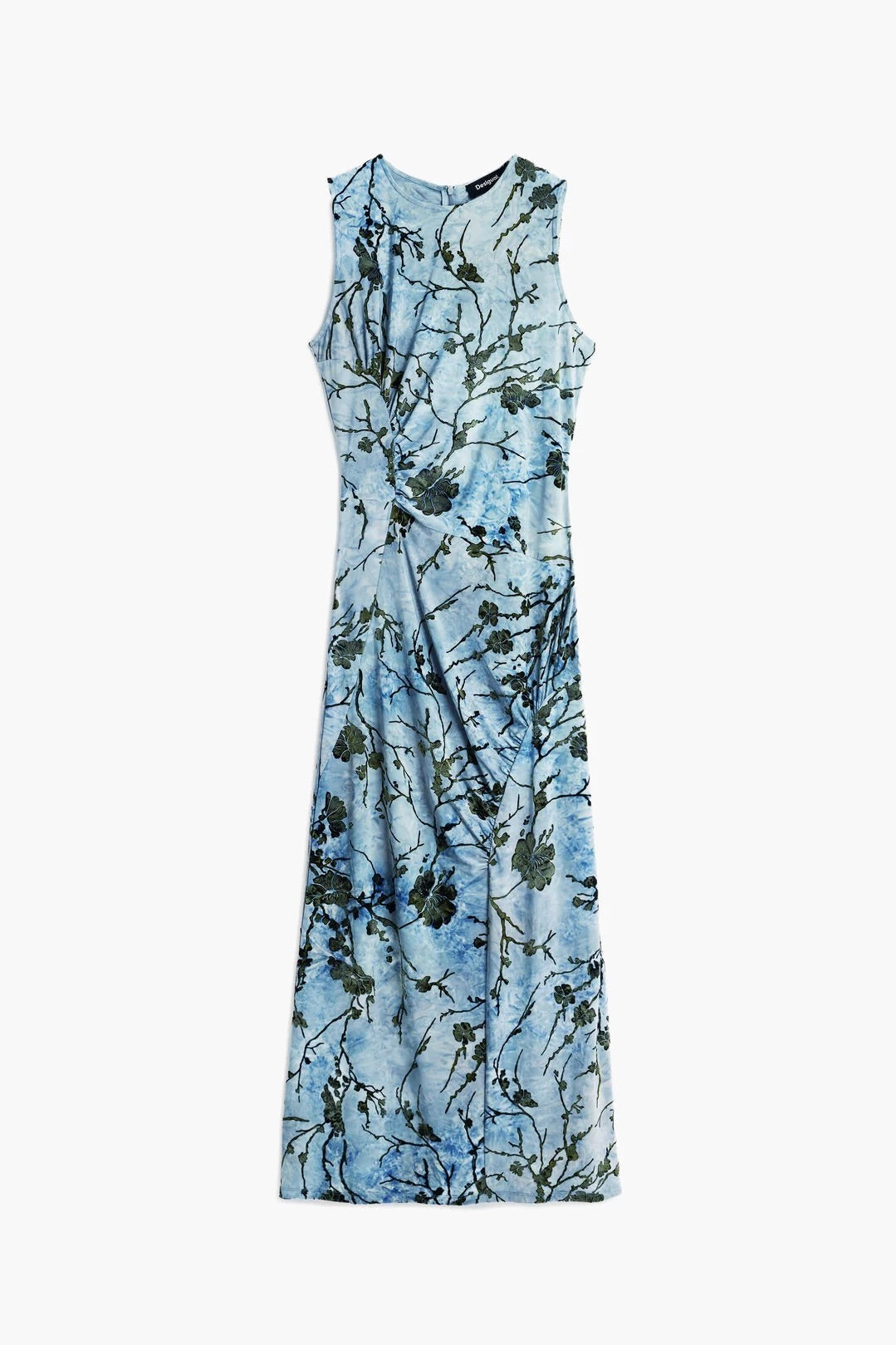 Desigual: Flocked Dress Blue