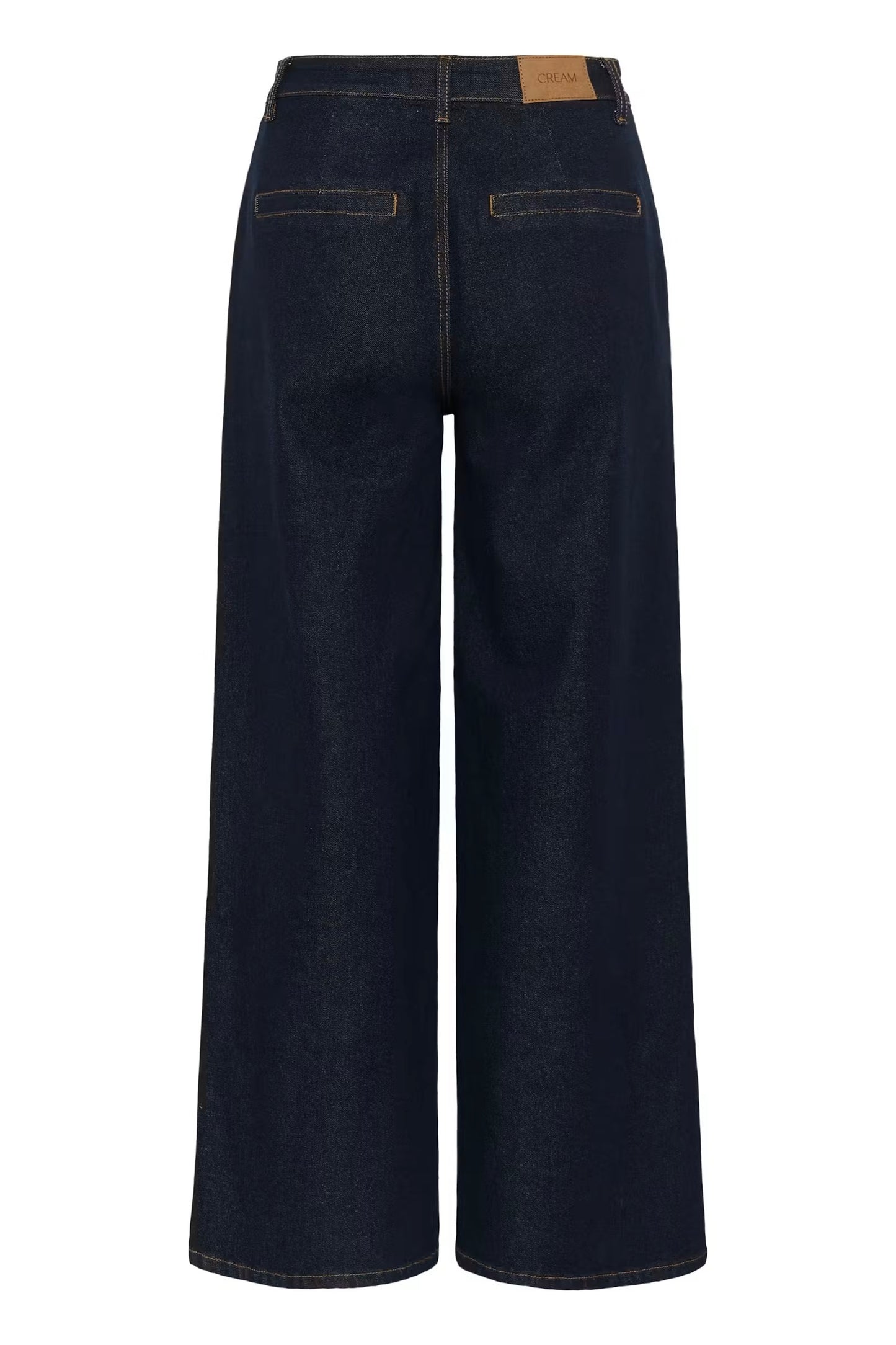 Cream: Visti Button Jeans