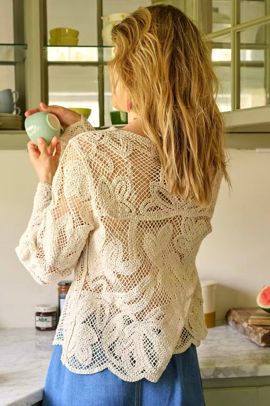 Cream: Relon Cardigan