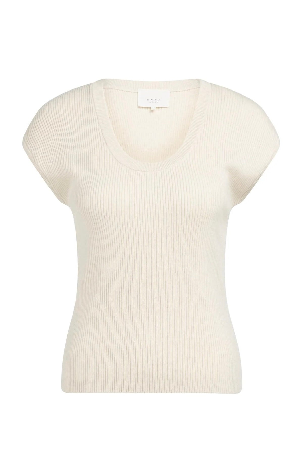 Yaya: Knit Ribbed Top