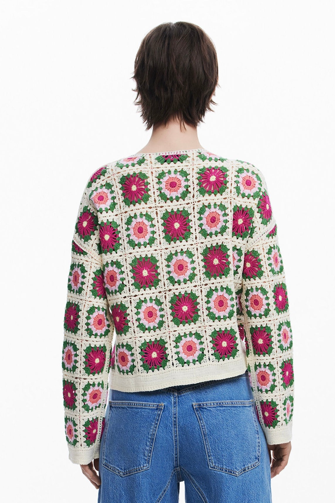 Desigual: Crochet Cardigan