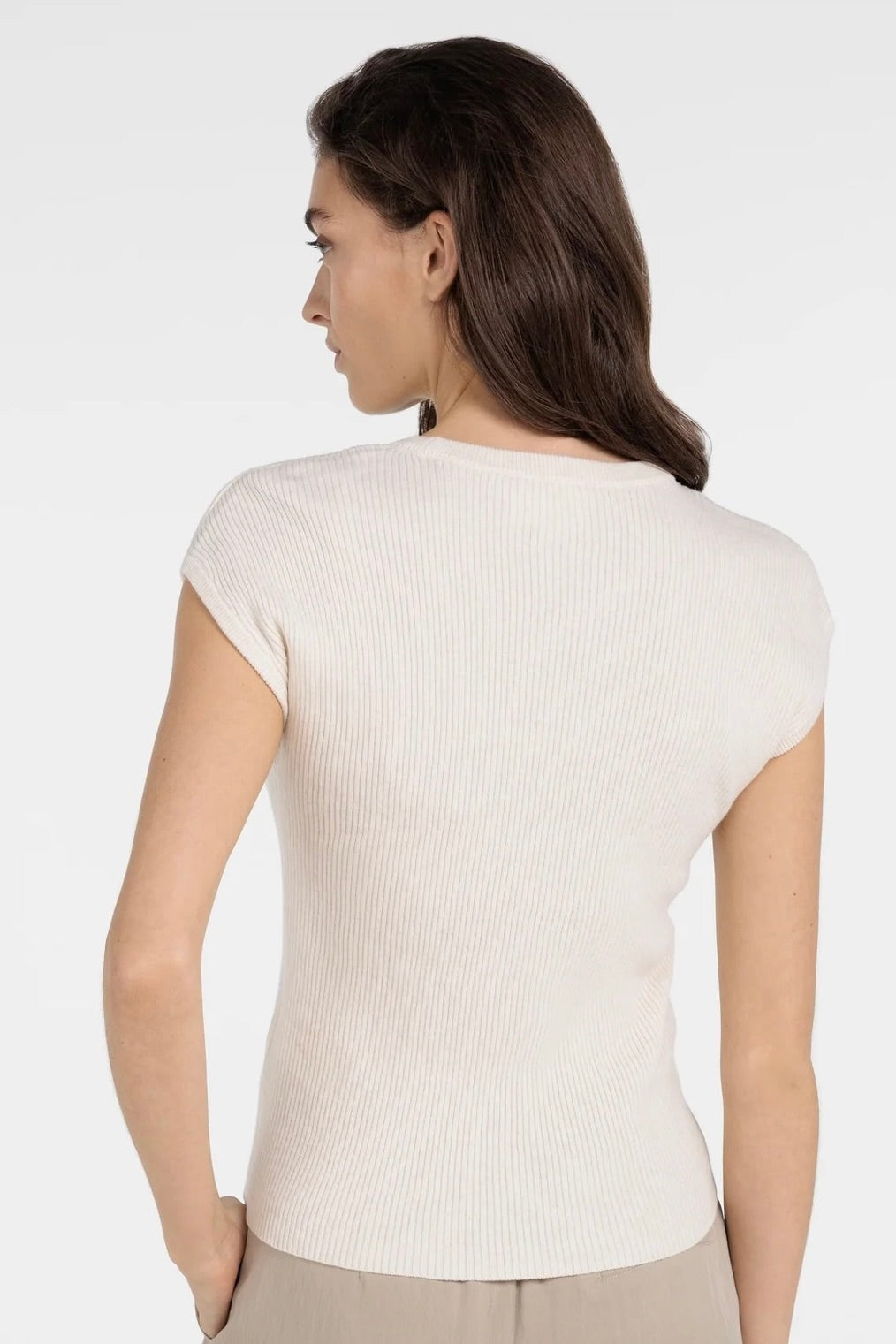 Yaya: Knit Ribbed Top