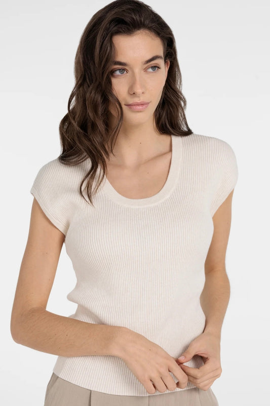 Yaya: Knit Ribbed Top