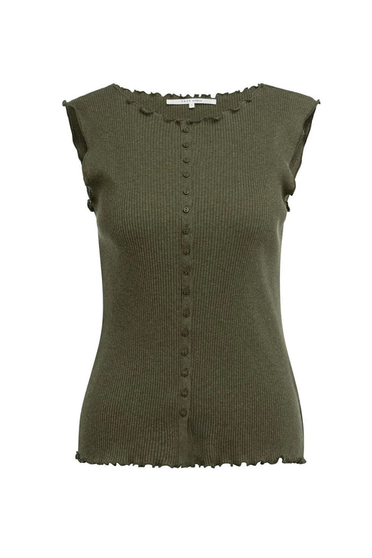 Yaya: Sleeveless Knit Top (2 Colours)