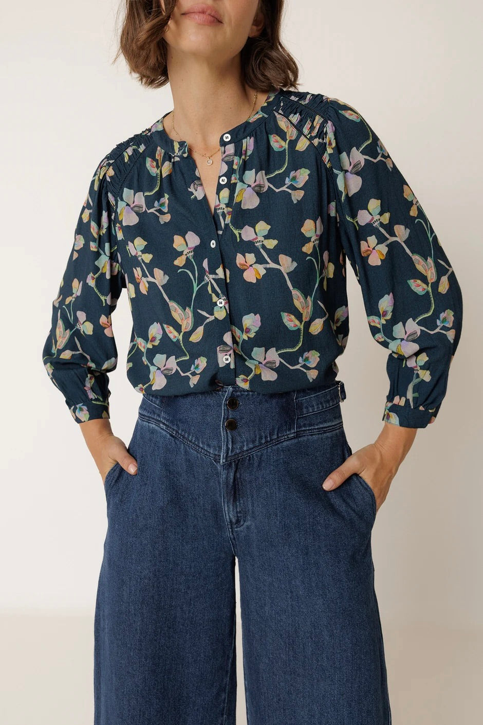 Indi & Cold: Floral Blouse