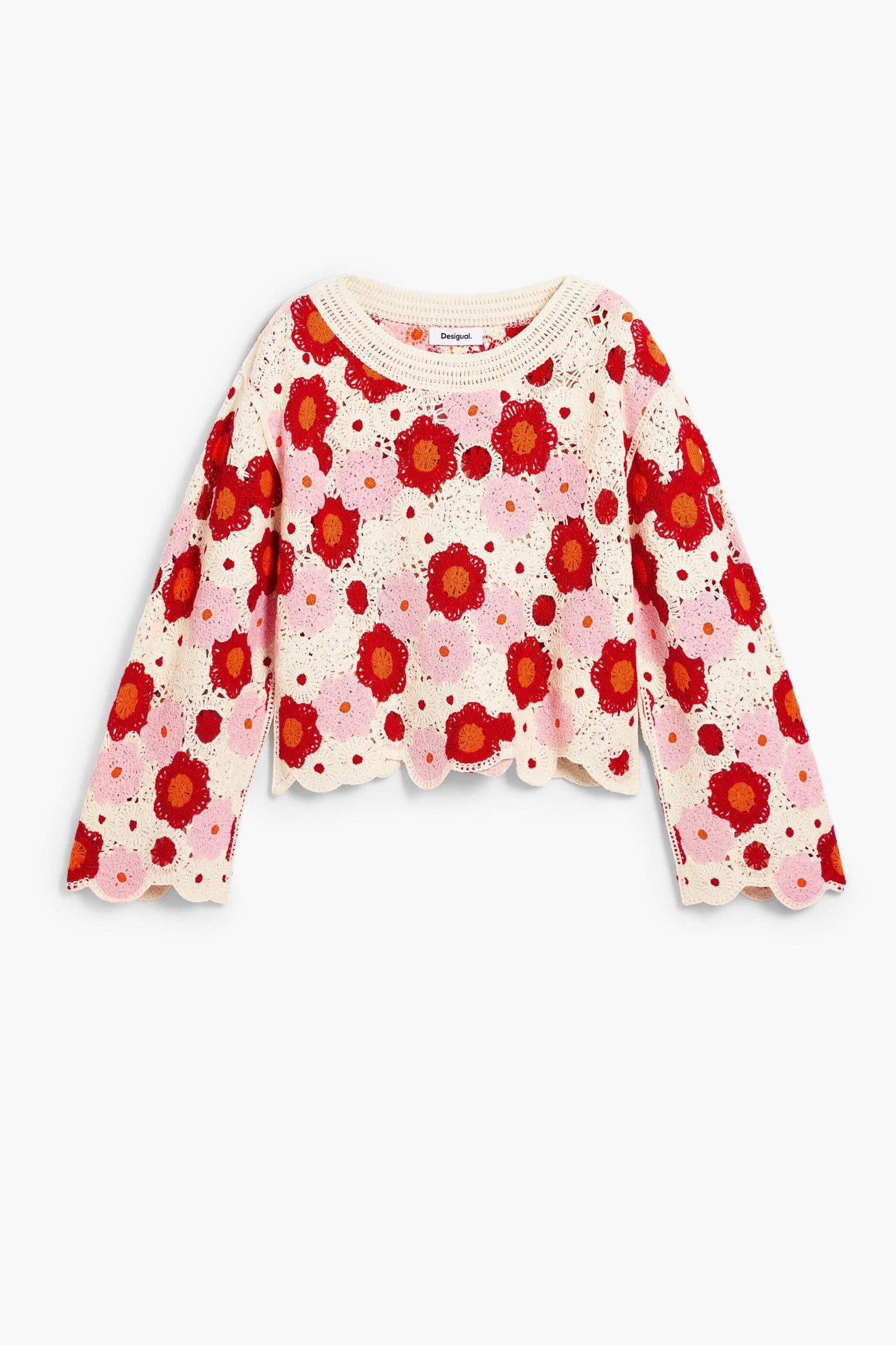 Desigual: Crochet Sweater
