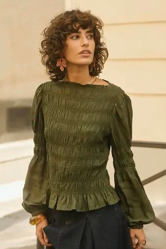 Cream: Henva Blouse (3 Colours)