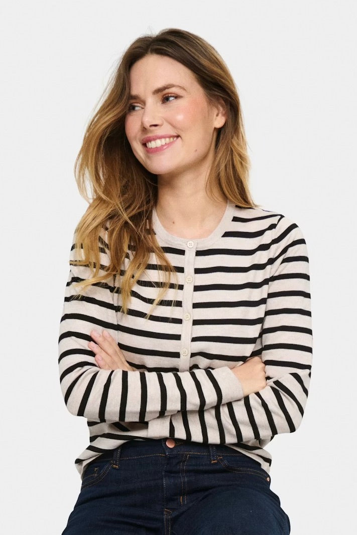 Saint Tropez: Mila Striped Cardigan