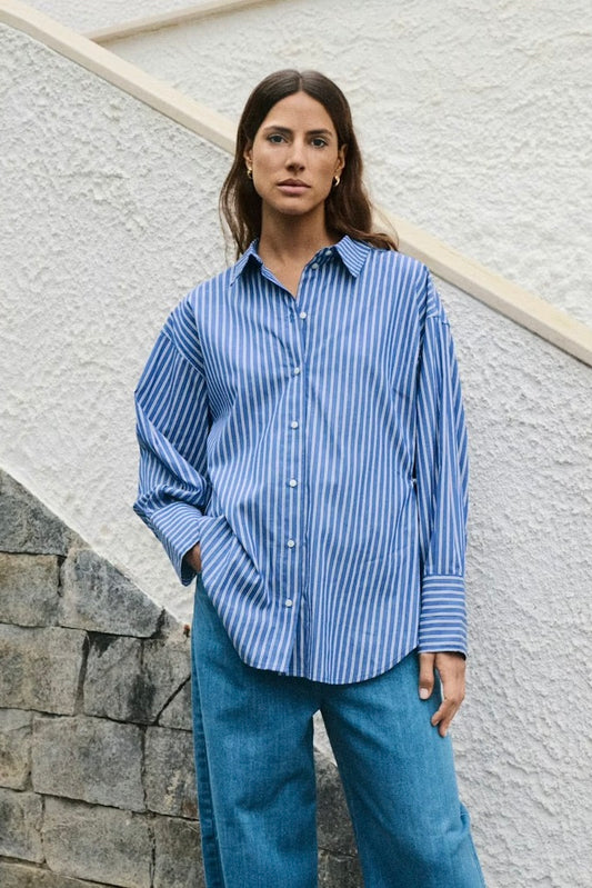 Soaked in Luxury: Calken Striped Shirt