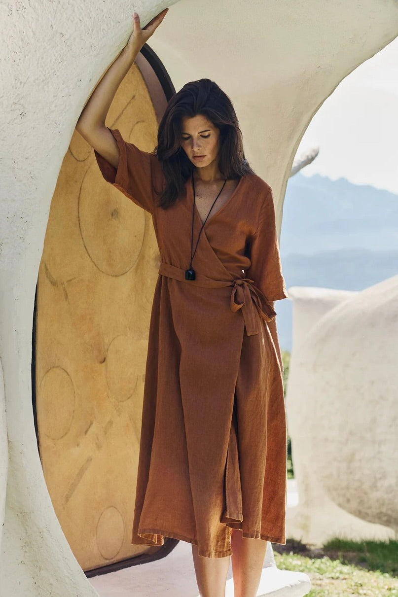 Indi & Cold: Linen Dress