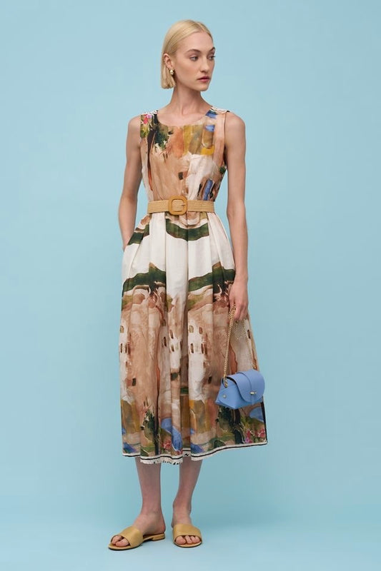 Astrid: Printed Dress (2 Colours)