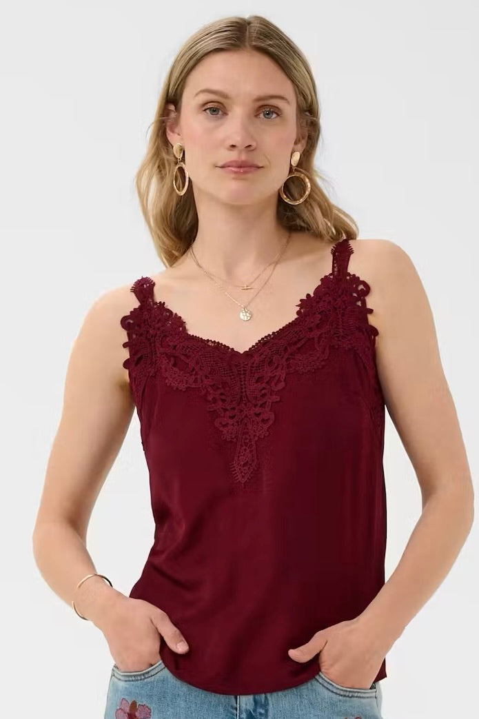 Cream: Lace Camisole