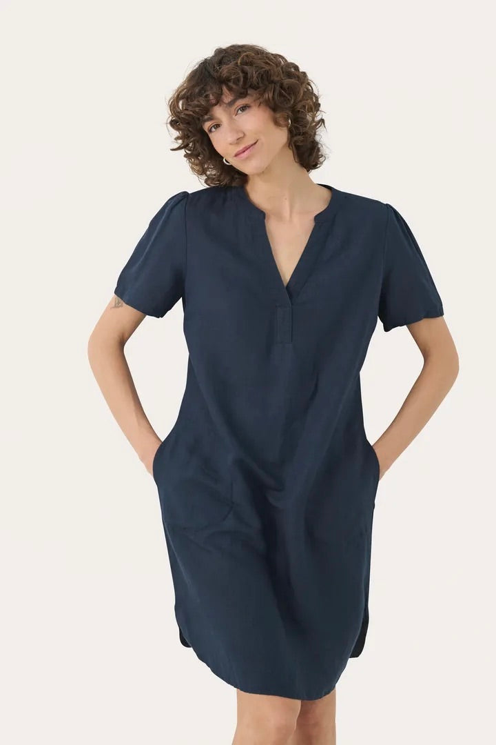 Part Two: Aminase Dress Navy
