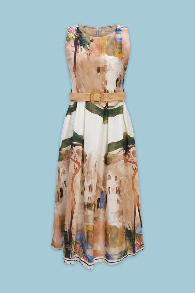 Astrid: Printed Dress (2 Colours)