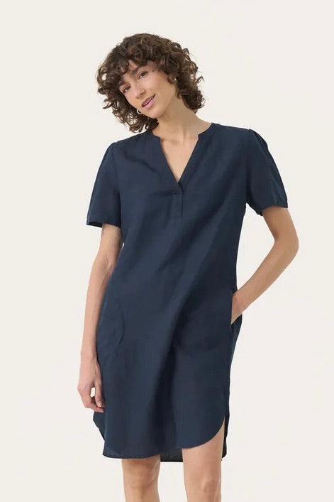 Part Two: Aminase Dress Navy