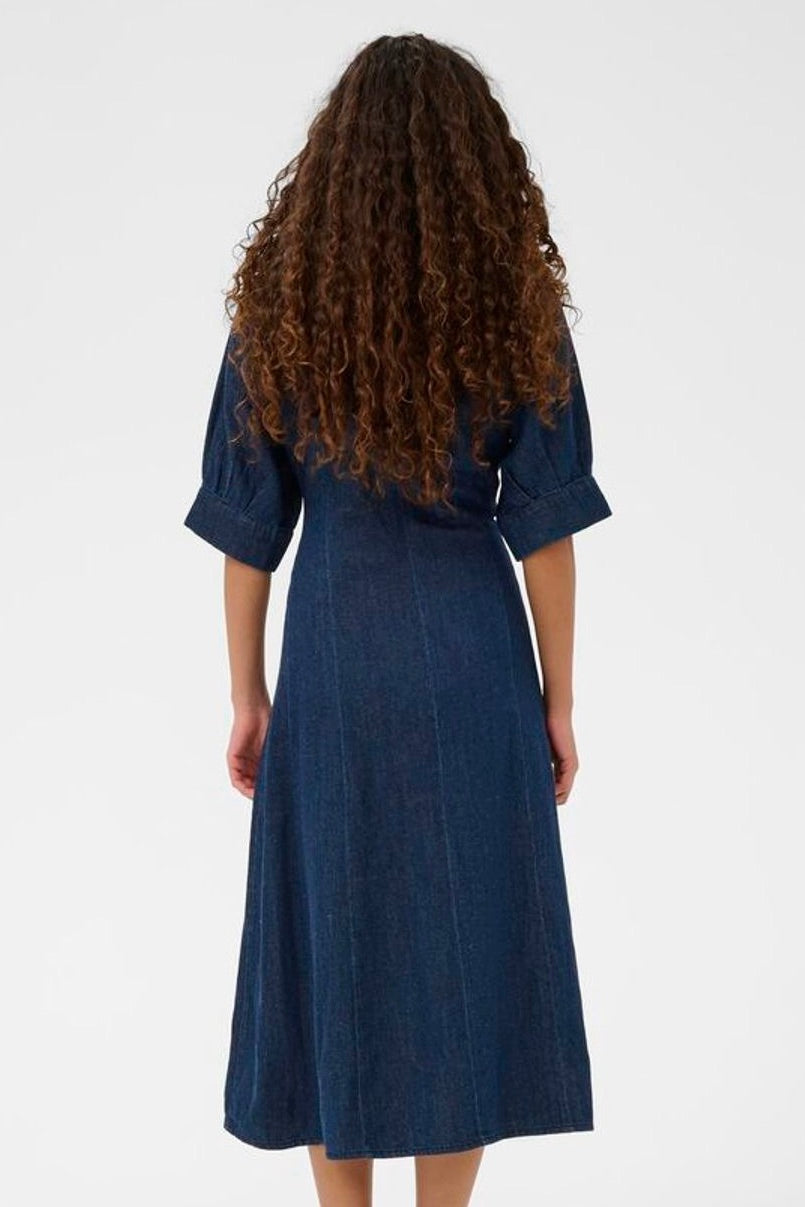 Soaked in Luxury: Daria Denim Dress