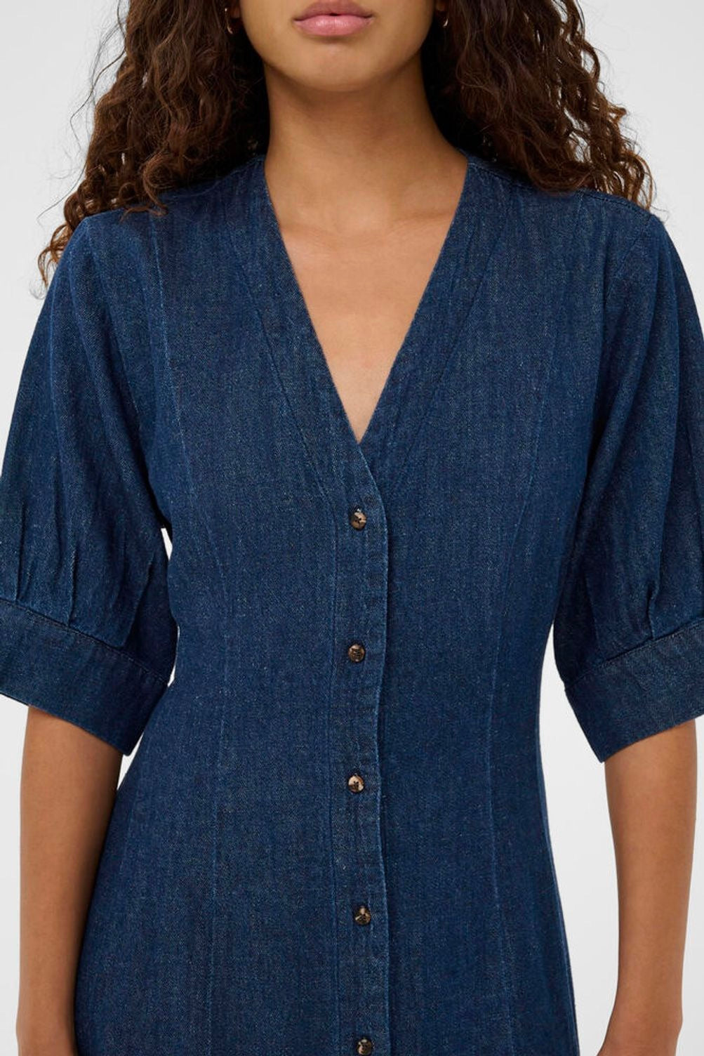 Soaked in Luxury: Daria Denim Dress
