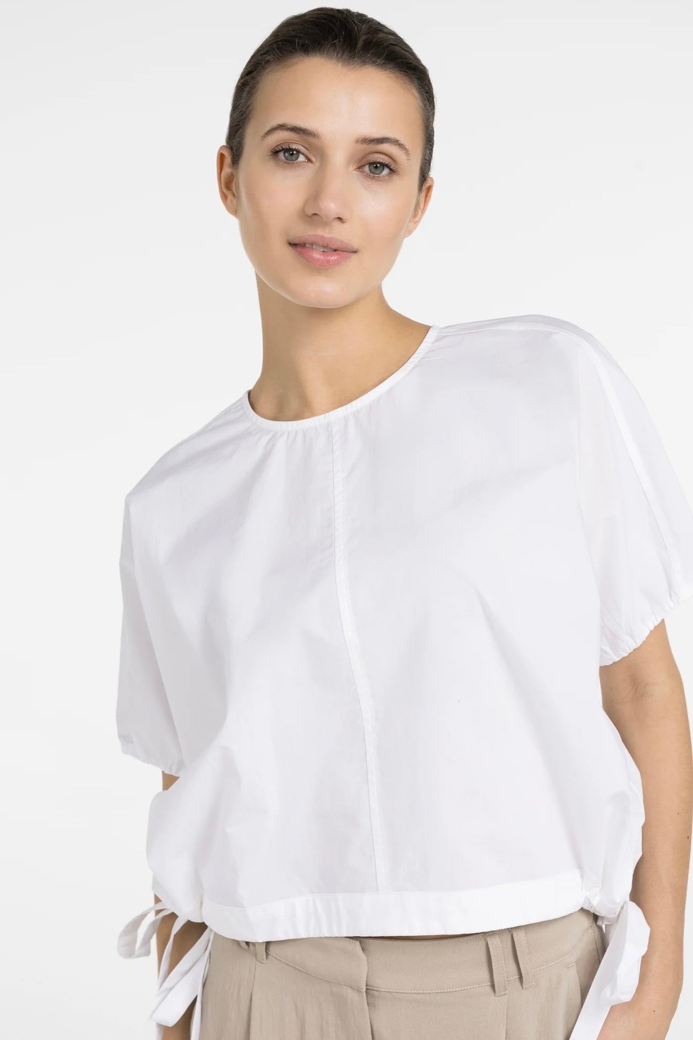 Yaya: Boxy Tie Top (2 Colours)