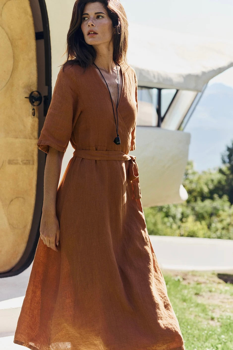 Indi & Cold: Linen Dress