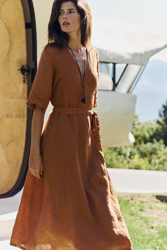 Indi & Cold: Linen Dress