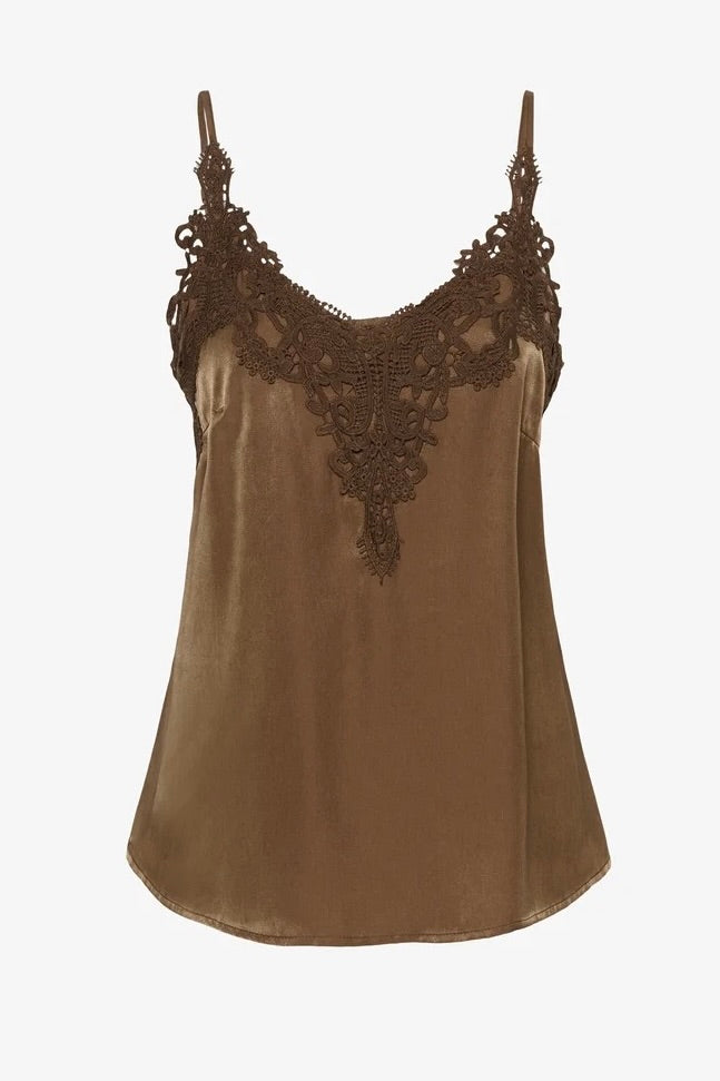 Cream: Lace Camisole