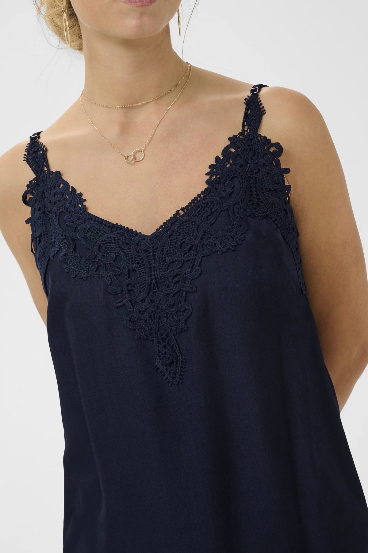 Cream: Lace Camisole