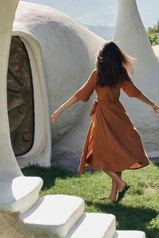 Indi & Cold: Linen Dress