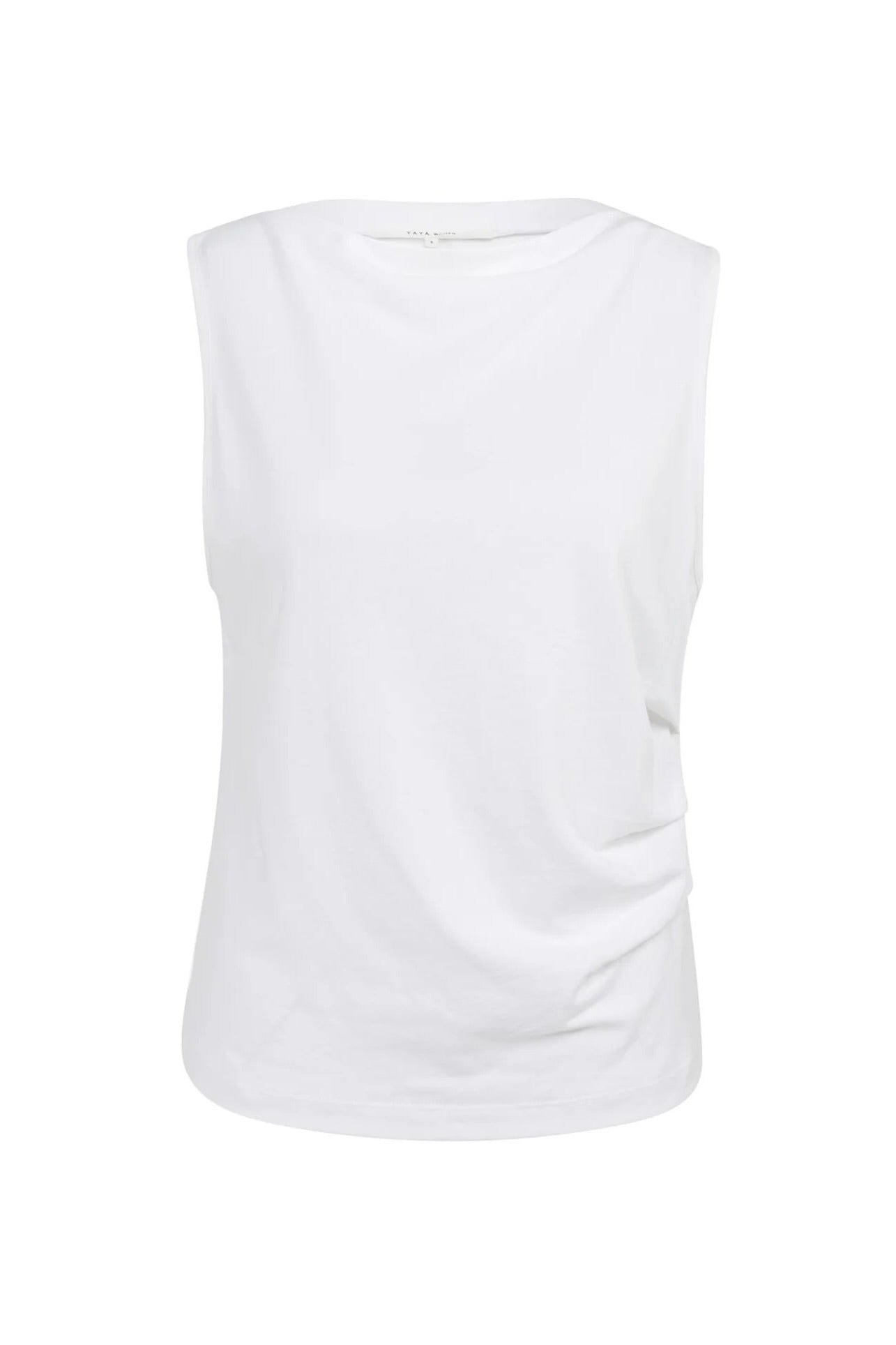 Yaya: Sleeveless Rushed Top