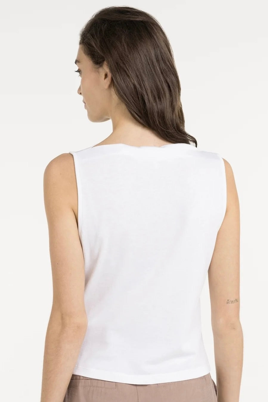 Yaya: Sleeveless Rushed Top