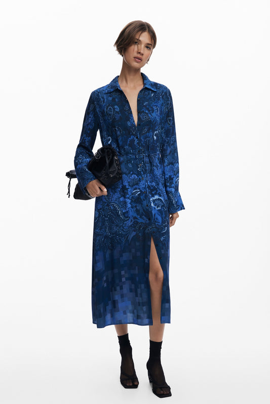 Desigual: Paisley Shirt Dress