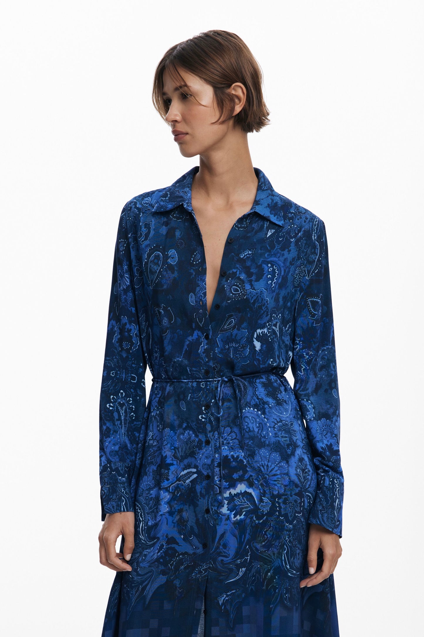 Desigual: Paisley Shirt Dress