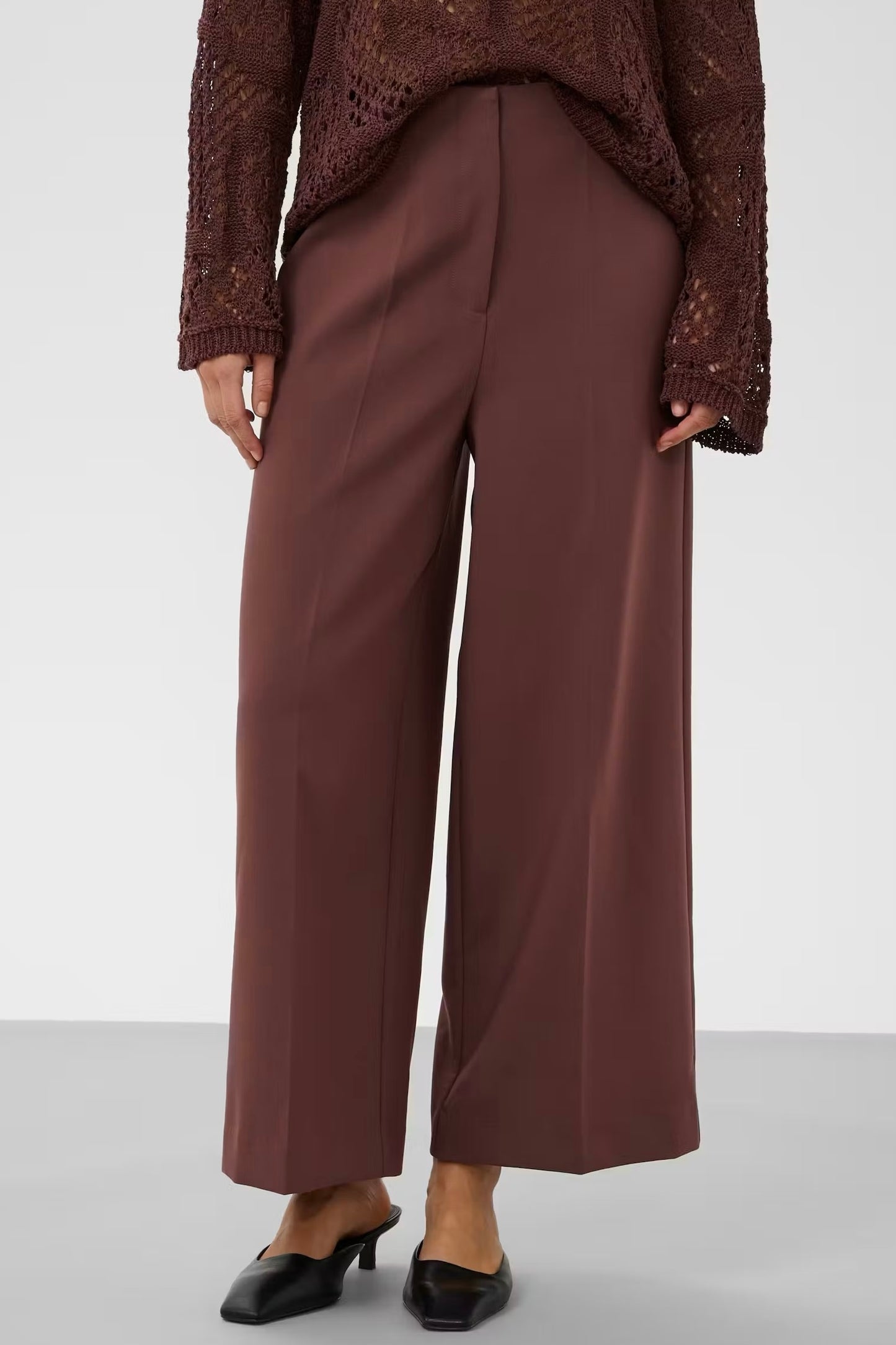 Soaked in Luxury: Corinne Pant Brown