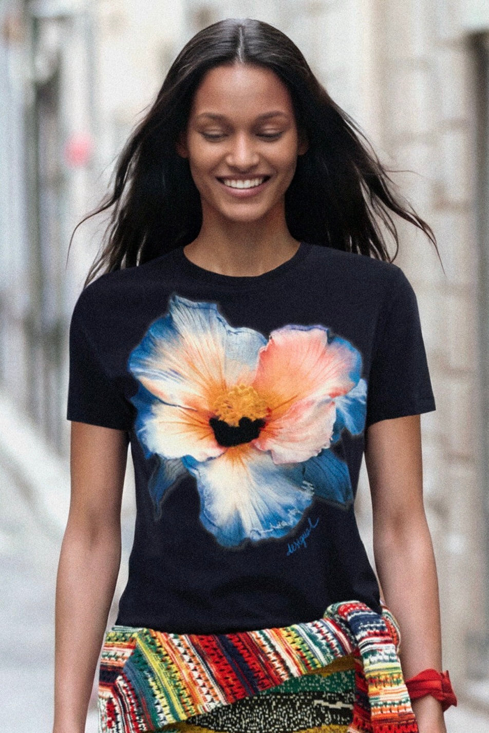 Desigual: Flower Tee (2 Colours)