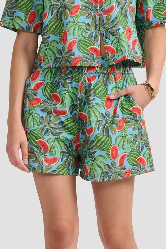 Poplin & Co: Watermelon Print Shorts