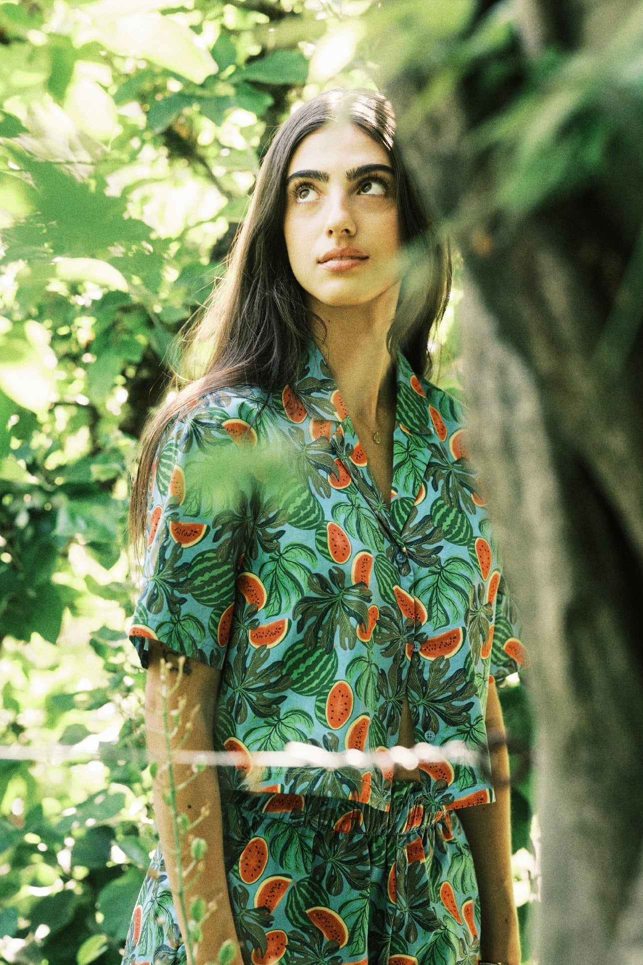 Poplin & Co: Watermelon Print Shirt