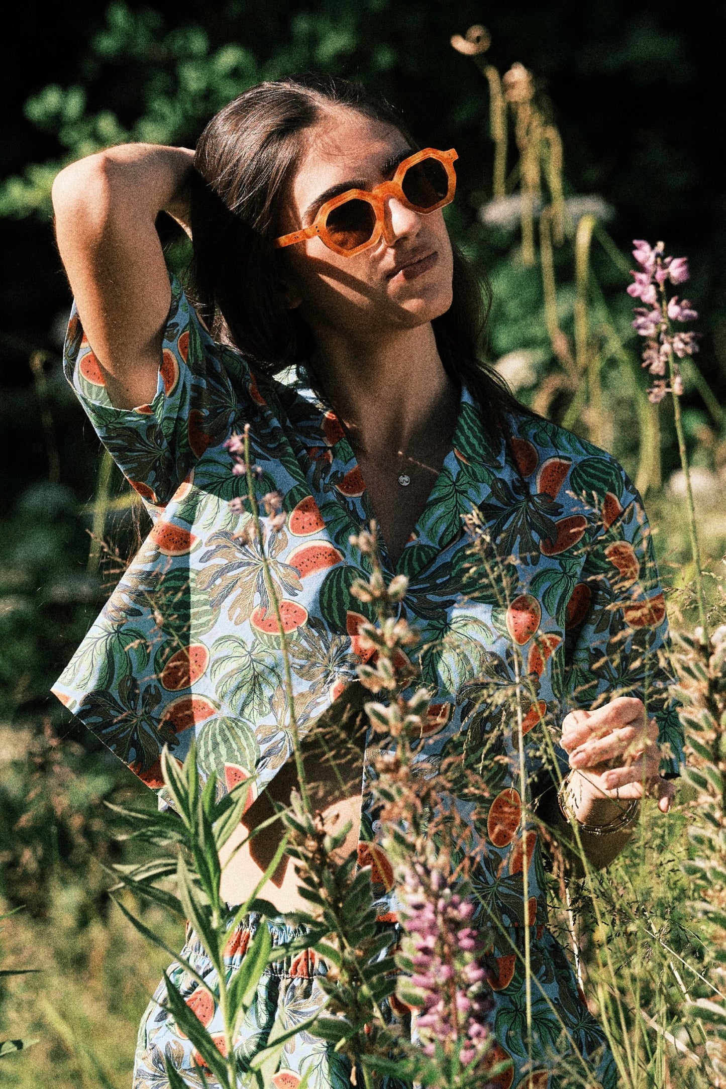 Poplin & Co: Watermelon Print Shirt