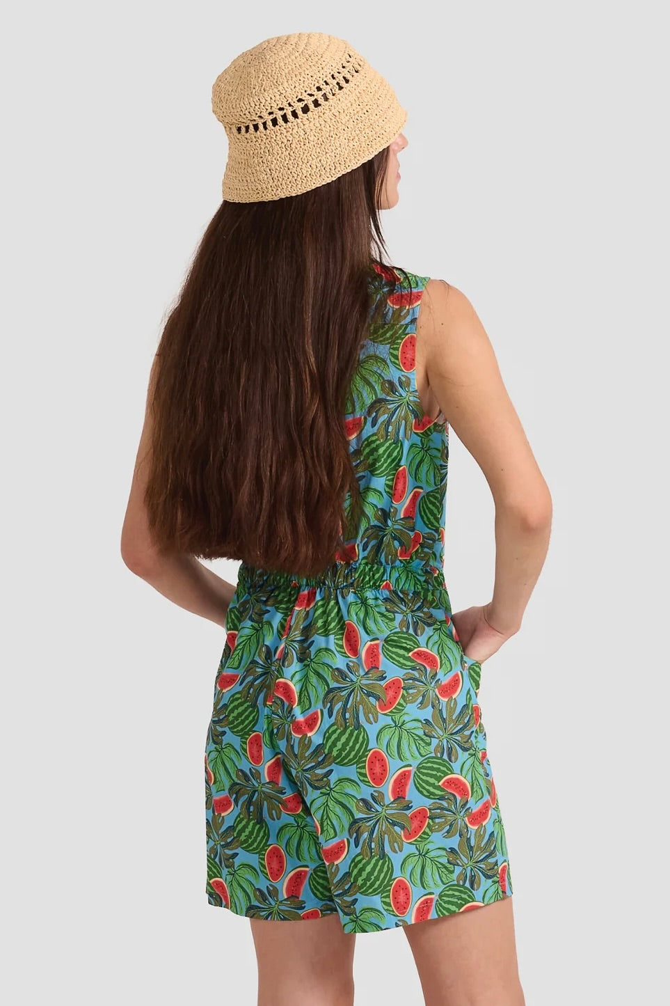 Poplin & Co: Watermelon Print Romper