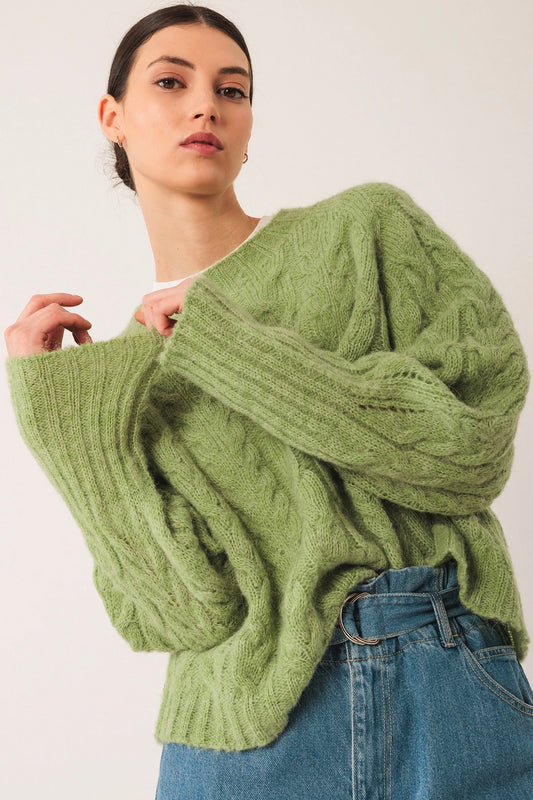 Indi & Cold: Cable Sweater (2 Colours)